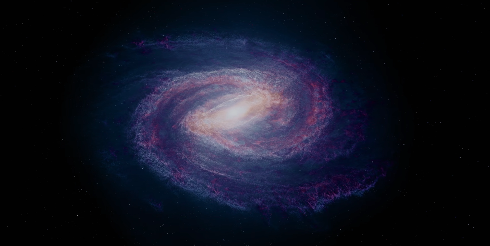 A visualization of the Milky Way