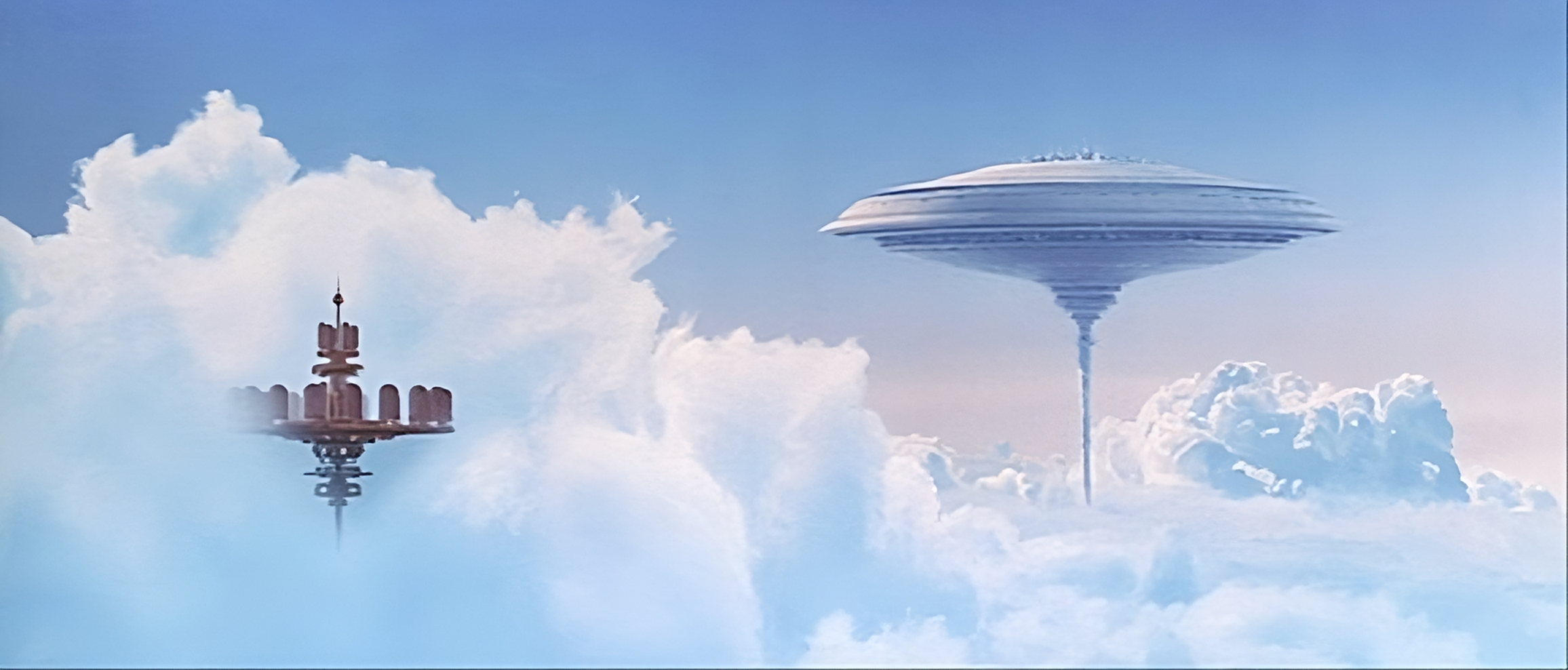 An impression of a Cloud City done for Star Wars